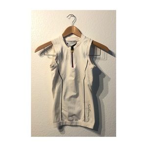 Sleeveless running top half zip Athletic